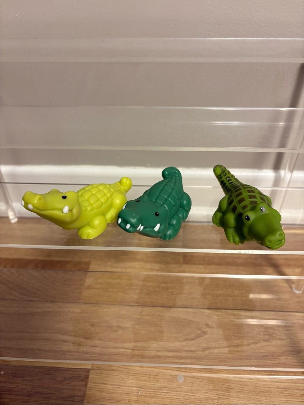 Fisher-Price little people Crocodile Toy Set - Lime, Teal, Olive